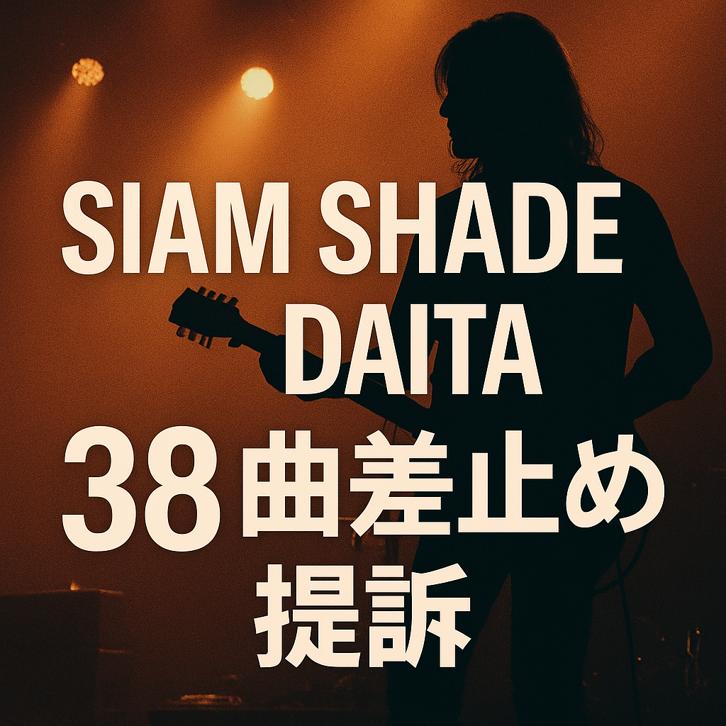 【徹底解説】SIAM SHADE・DAITAとメンバーの確執と訴訟の全貌｜38曲差止め提訴までの経緯とは？