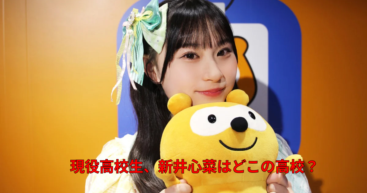 【MORE STAR】新井心菜は都内高校?出身校は非公表?現役高校生の実態!